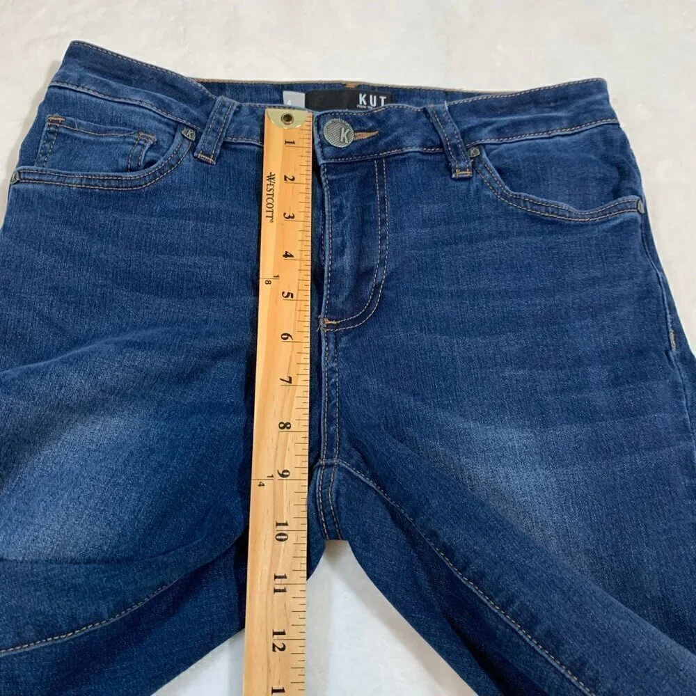 Kut From The Kloth Donna Ankle Skinny Jeans Women Size 4 Dark Wash Stretch Denim